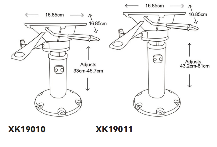 Pneumatic Adjustable Pedestal With Swivel Manufacturers Pneumatic Adjustable Pedestal With Swivel Manufacturers